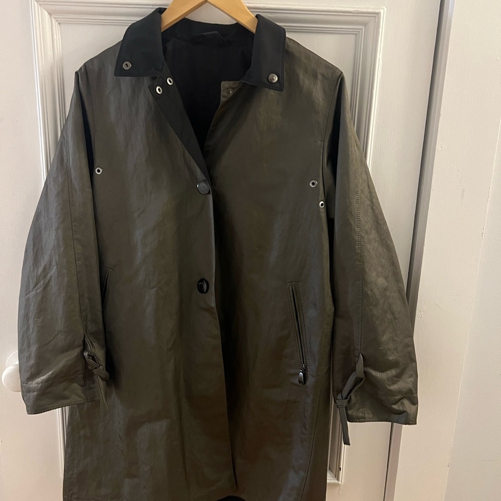 Max Mara Reversible Barn Jacket Style Raincoat, S… - image 1